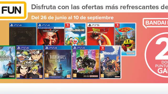 GAME anuncia su nueva promoci�n Verano 100% Fun de Bandai Namco