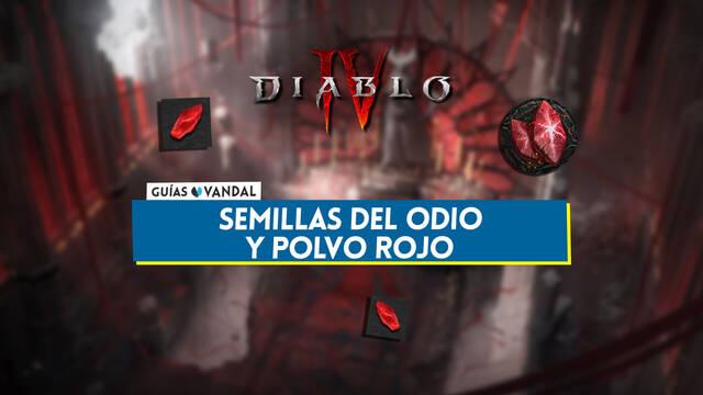 Diablo 4: C�mo conseguir semillas del odio y polvo rojo r�pidamente - Diablo 4