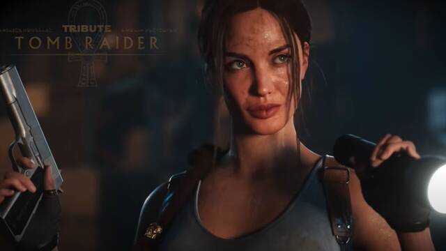 Imaginan un Tomb Raider sin IA protagonizado por Angelina Jolie