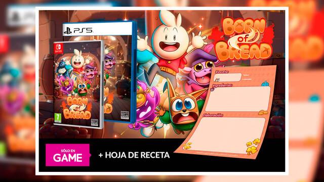Born Of Bread regalo exclusivo receta por reserva en GAME