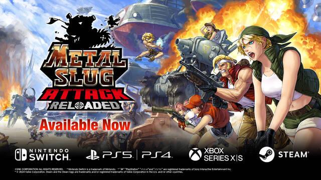 El tower defense Metal Slug Attack Reloaded ya est� a la venta en consolas y PC
