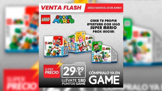 LEGO SUPER MARIO PACKS INICIALES DE MARIO, LUIGI O PEACH POR 29,99� de oferta en GAME