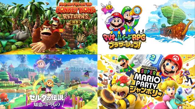 Nintendo revela el tama�o de los pr�ximos lanzamientos de Switch: El nuevo Mario y Luigi es el que m�s ocupa