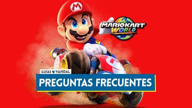 Preguntas frecuentes en Mario Kart World - Mario Kart World