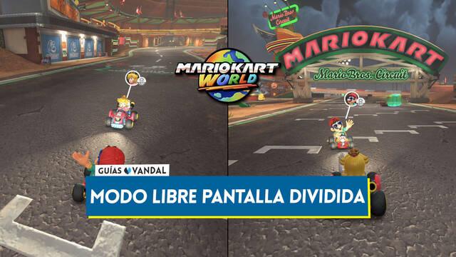 Mario Kart World: �C�mo jugar en pantalla dividida en el mundo abierto? - Mario Kart World