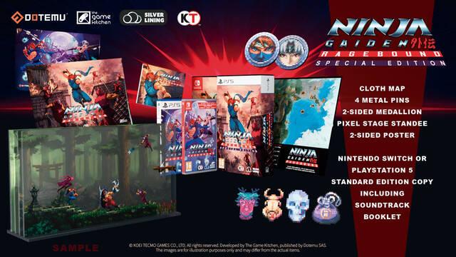 Ninja Gaiden: Ragebound tendr� lanzamiento f�sico en Espa�a en PS5 y Nintendo Switch con dos ediciones