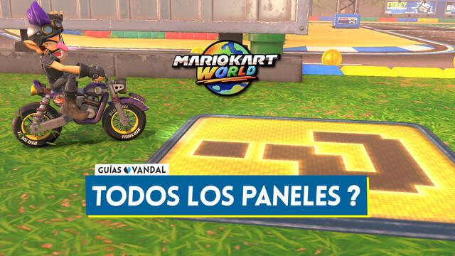 TODOS los paneles ? de Mario Kart World y d�nde encontrarlos - Localizaci�n - Mario Kart World