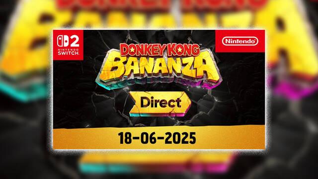 D�nde ver el Nintendo Direct de hoy dedicado a Donkey Kong Bananza: Fecha y hora exactas del evento de Switch 2