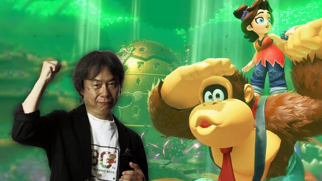 Donkey Kong Bananza rinde un tributo a Super Mario 64 y Miyamoto con su modo DK Artist