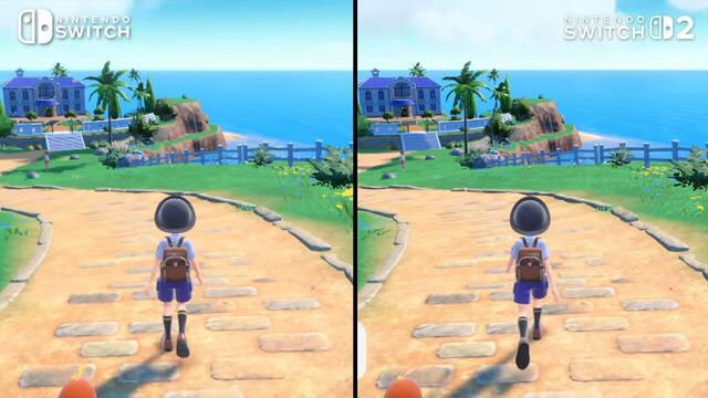 As� de notoria es la mejora gr�fica de Pok�mon Escarlata y P�rpura en Switch 2 seg�n Digital Foundry