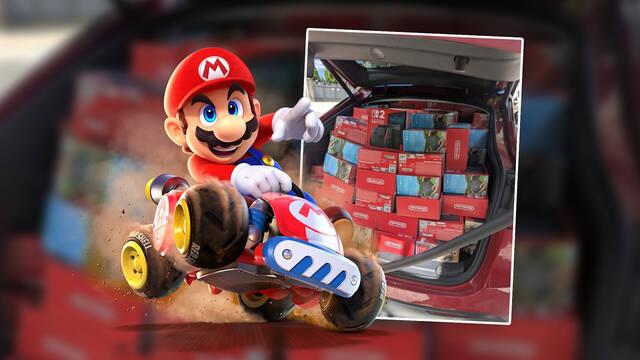 Inaudito: Llena su coche con cientos de Switch 2 y viaja de Italia a Eslovenia para venderlas all�.