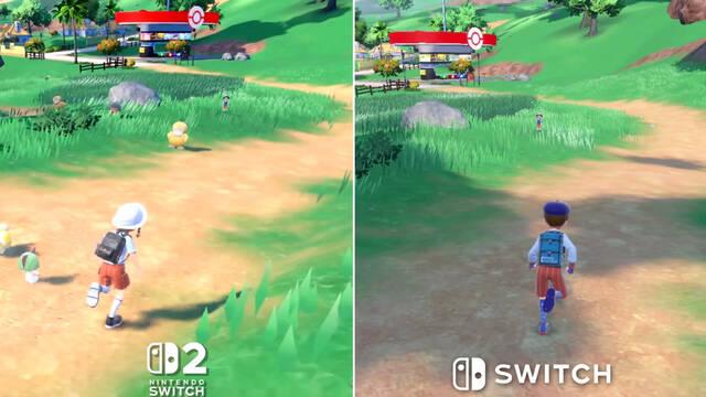 �Tanto mejora en Switch 2? Comparan la nueva versi�n de Pok�mon Escarlata y P�rpura con la original de Switch