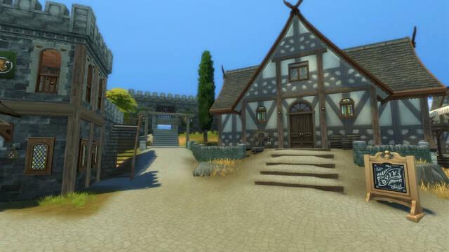 Un fan recrea Whiterun de Skyrim en The Sims 4 y deja boquiabierta a la comunidad