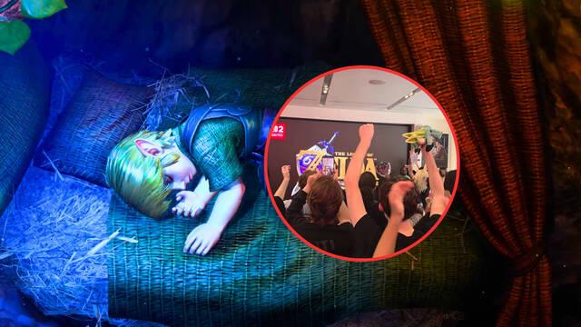 Locura en la tienda Nintendo: así fue la reacción por el anuncio del remake de Zelda Ocarina of Time