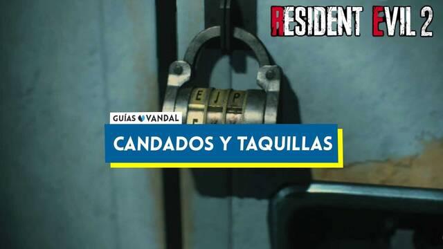 TODOS los c�digos de candados y taquillas en Resident Evil 2 Remake - Resident Evil 2 Remake