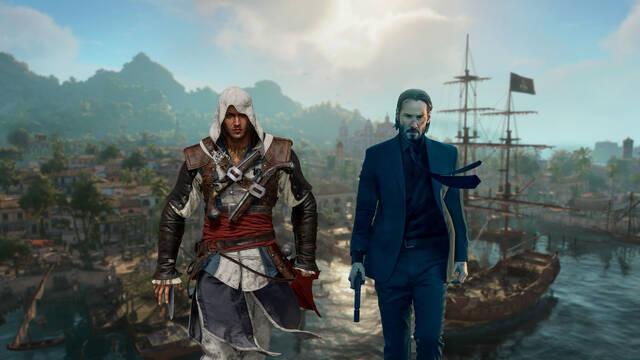 Ubisoft admite una inspiración inesperada: así ha influido John Wick en el remake de AC Black Flag