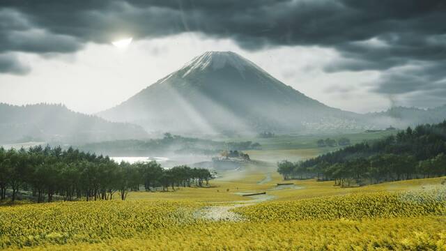 Las ciudades del monte Yotei aprovechan Ghost of Yotei para su promoci�n