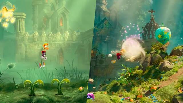 Comparativa Rayman Legends Retold con Rayman Legends