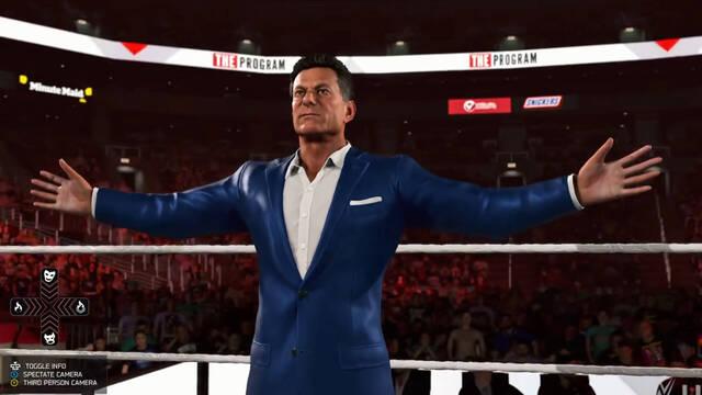 El jefe de Take-Two ya puede recibir golpes en WWE 2K26 tras ser a�adido como luchador jugable