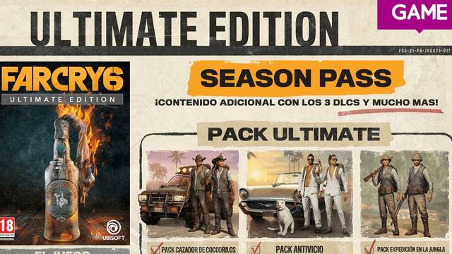 Ediciones especiales de Far Cry 6 exclusivas de GAME.