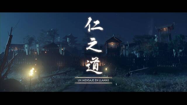 Un mensaje en llamas al 100% en Ghost of Tsushima - Ghost of Tsushima