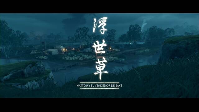 Nattou y el vendedor de sake al 100% en Ghost of Tsushima - Ghost of Tsushima