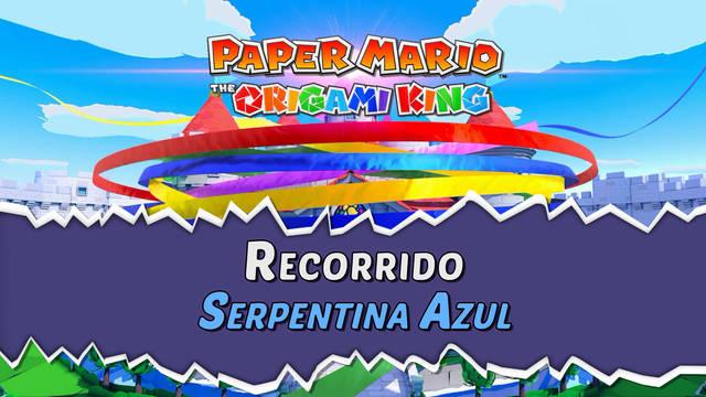 Serpentina Azul al 100% en Paper Mario: The Origami King - Paper Mario: The Origami King