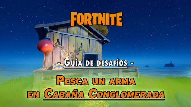 Desaf�o Fortnite: Pilla un arma en caba�a conglomerada - LOCALIZACI�N - Fortnite Battle Royale