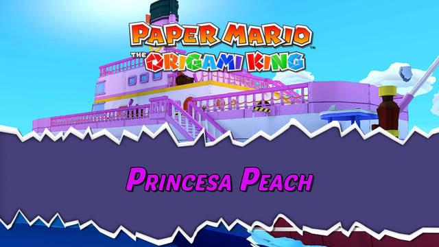 Princesa Peach al 100% en Paper Mario: The Origami King - Paper Mario: The Origami King