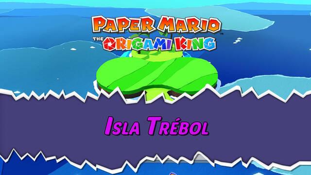 Isla Tr�bol al 100% en Paper Mario: The Origami King - Paper Mario: The Origami King