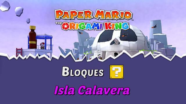TODOS los bloques ? en Isla Calavera de Paper Mario The Origami King - Paper Mario: The Origami King