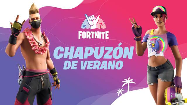 Fortnite presenta el Chapuz�n de verano 2020 con MTLs y nuevas skins