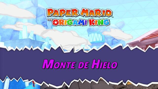 Monte del Hielo al 100% en Paper Mario: The Origami King - Paper Mario: The Origami King