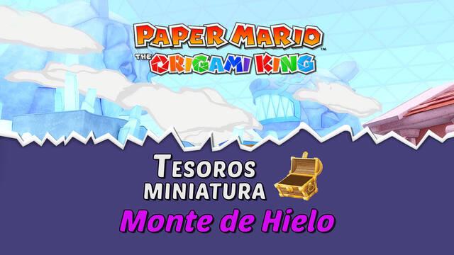 TODOS los tesoros en Monte del Hielo de Paper Mario The Origami King  - Paper Mario: The Origami King