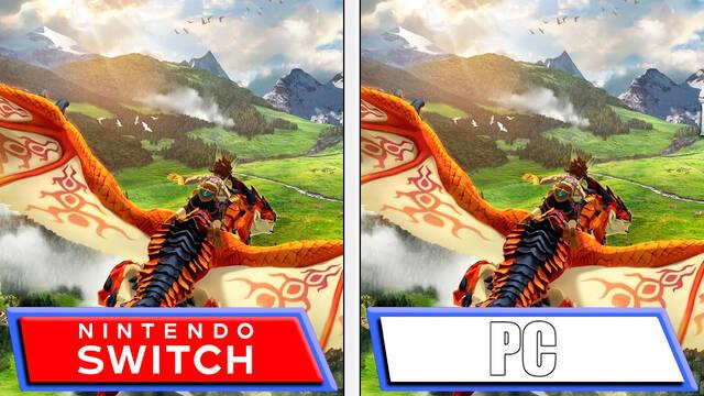 Monster Hunter Stories 2: Comparan la versión de Nintendo Switch con la de PC