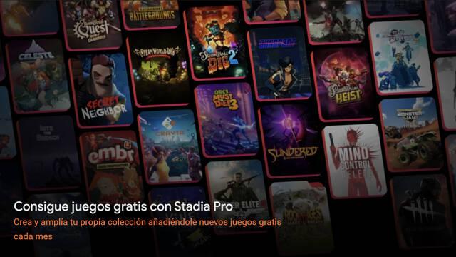 Stadia Pro pagos tiempo de juego