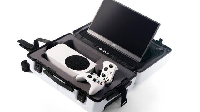 Xbox crea una maleta inspirada en Xbox Serie S.