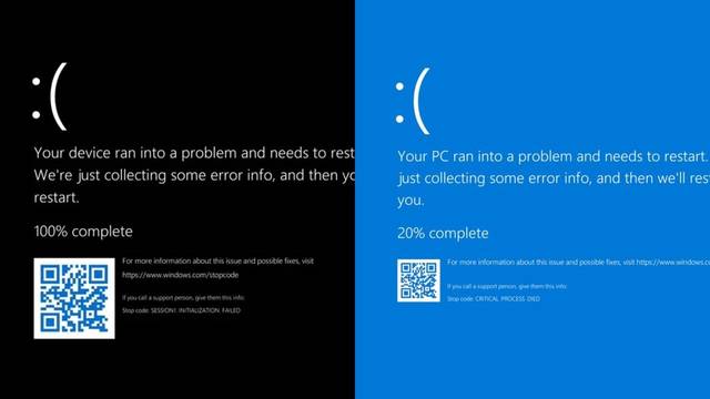 Windows 11 vuelve a la pantalla de la muerte azul