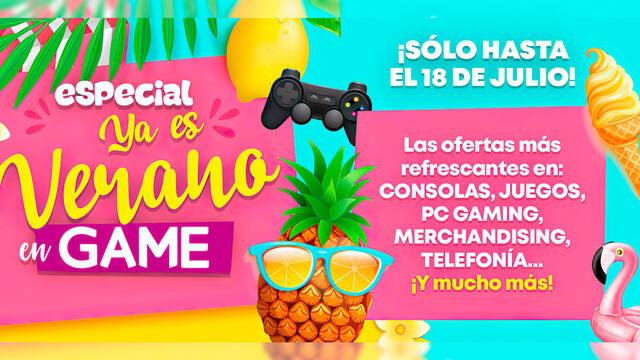 Ofertas GAME ya es verano 2021 juegos y consolas