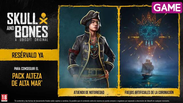 Reserva Skull and Bones en GAME y ll�vate varios contenidos adicionales de regalo