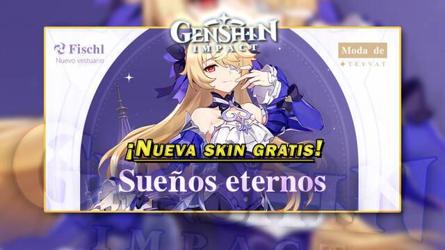 Genshin Impact: Cómo conseguir gratis la skin Sueños eternos de Fischl en la v2.8