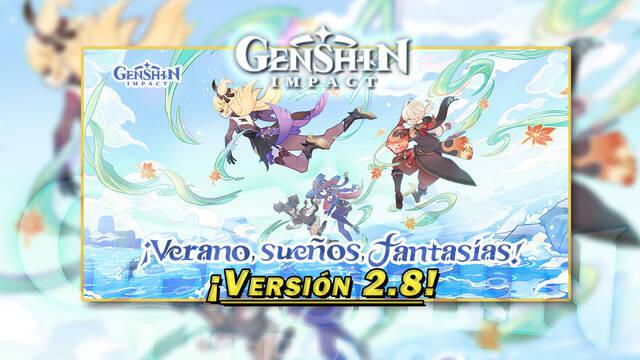 La v2.8 de Genshin Impact ya disponible: Todas las novedades y cambios