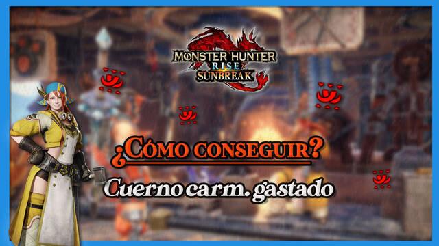 Conseguir Cuerno carm gastado en Monster Hunter Rise Sunbreak (Localización) - Monster Hunter Rise: Sunbreak