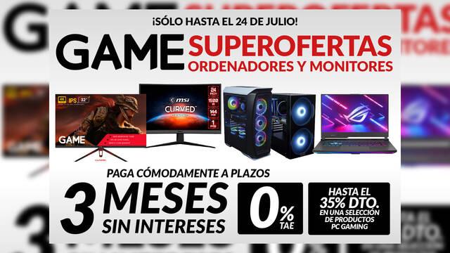 GAME lanza nuevas ofertas de ordenadores y perif�ricos