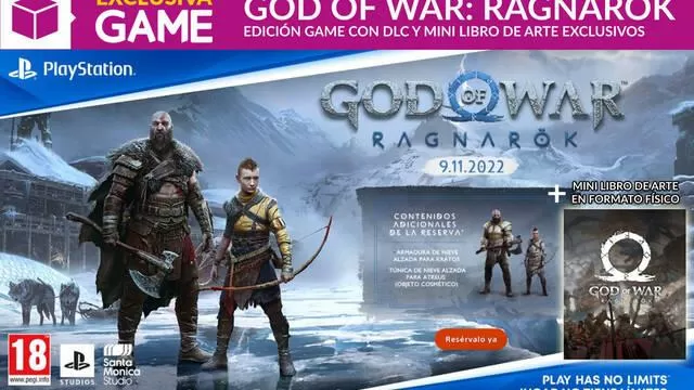 GAME abre las de God of War Ragnarok con ediciones coleccionista - Vandal