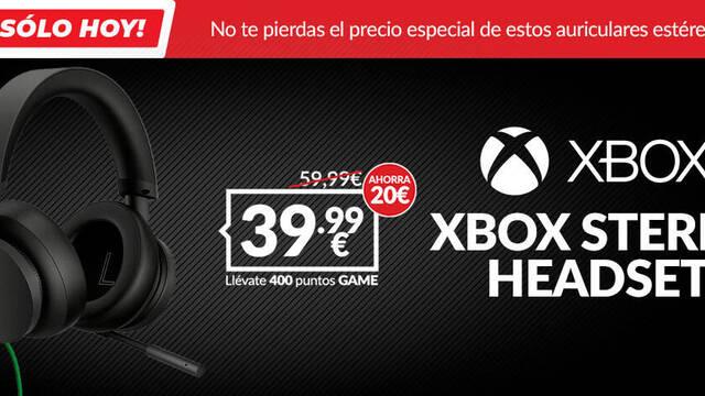Xbox Stereo Headset: Oferta flash en GAME