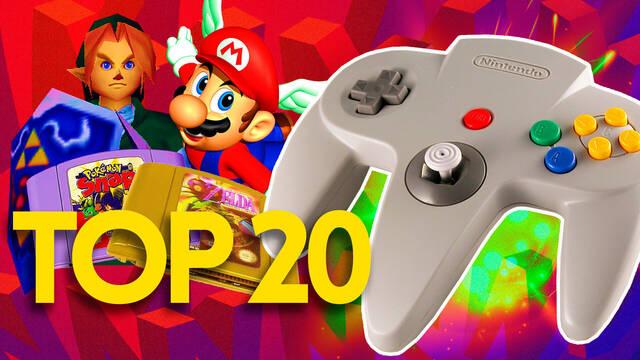 Top 20 mejores juegos de Nintendo 64.