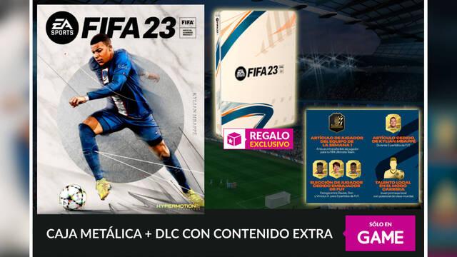 Reserva FIFA 23 en GAME con caja exclusiva y DLC de regalo