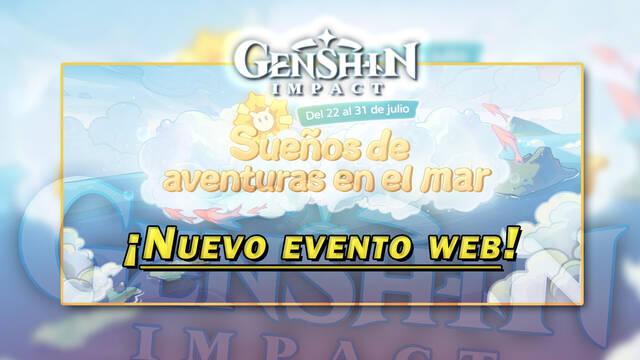 Genshin Impact: Todos los detalles, fechas y recompensas del evento web Sueños de aventuras en el mar