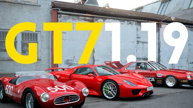 Actualizaci�n 1.19 de Gran Turismo 7 con tres nuevos coches.